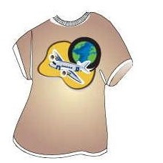 Prop Plane T-Shirt Lapel Pin