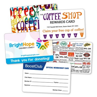 PVC Plastic Wallet Card – Full Color 10 Mil.